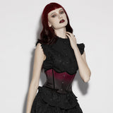 Obscura Waist Cincher Ombre Gothic Corset