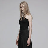 Anarchy Anthem Halterneck Top - PunkRave
