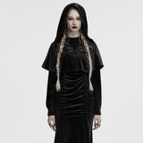 Casimir Gothic Velvet Hooded Cape Cloak