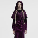 Barabbas Gothic Velvet Hooded Cape Cloak