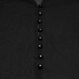 Avenge Gothic Lace-Up Sheer Ombre Shirt
