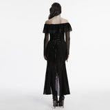 Asperity Gothic Lace Mesh Dress