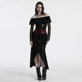 Asperity Gothic Lace Mesh Dress