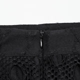 Aldebaran Punk Mesh Long Skirt