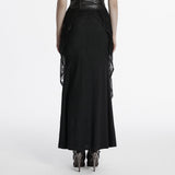 Aldebaran Punk Mesh Long Skirt