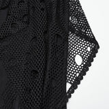 Aldebaran Punk Mesh Long Skirt