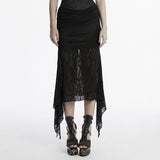 Chalice Punk Lace Midi Skirt