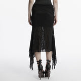 Chalice Punk Lace Midi Skirt