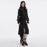 Chalice Punk Lace Midi Skirt