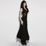 Bloodstone Gothic Lace Hooded Dress