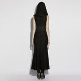 Bloodstone Gothic Lace Hooded Dress