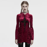 Damien Gothic Lace Velvet Dress