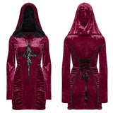 Damien Gothic Lace Velvet Dress