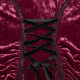 Damien Gothic Lace Velvet Dress