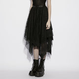 Jadis Gothic Lace Mesh Skirt