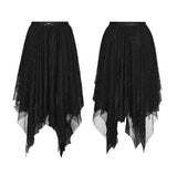 Jadis Gothic Lace Mesh Skirt