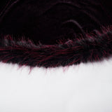Vermeil Gothic Velvet Faux Fur Dress