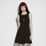 Cobalt Moon Witchy Gothic Mini Dress