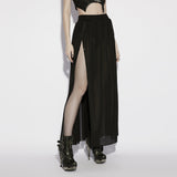 Dumortierite Gothic Side Slit Skirt
