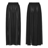 Dumortierite Gothic Side Slit Skirt