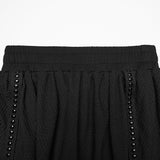 Dumortierite Gothic Side Slit Skirt