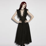 Blaspheme Gothic Ruffle Dress