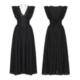 Blaspheme Gothic Ruffle Dress