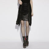 Cicuta Gothic Fishnet Skirt
