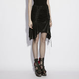 Cicuta Gothic Fishnet Skirt
