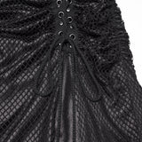 Cicuta Gothic Fishnet Skirt