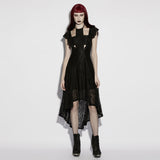 Lurid Gothic Lace Ruffle Dress