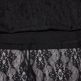 Lurid Gothic Lace Ruffle Dress