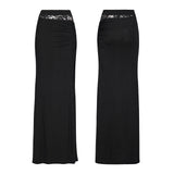 Asura Gothic Lace Maxi Skirt