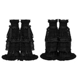 Ingrave Gothic Lace Mesh Leg Warmers