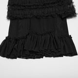 Ingrave Gothic Lace Mesh Leg Warmers