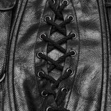 Marshlight Punk Buckle Faux Leather Underbust Corset