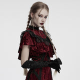 Adamantine Gothic Velvet Gloves