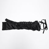 Carapace Punk Lace Lace-Up Arm Warmers