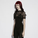 Tarot Gothic Lace Sheer Shirt