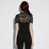 Tarot Gothic Lace Sheer Shirt