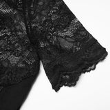 Tarot Gothic Lace Sheer Shirt