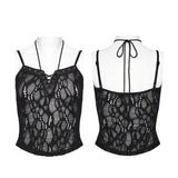 Alecto Punk Lace Fishnet Top