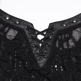 Alecto Punk Lace Fishnet Top