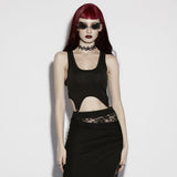 Waxen Gothic Suspender Top