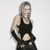 Waxen Gothic Suspender Top