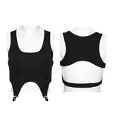 Waxen Gothic Suspender Top
