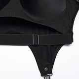 Waxen Gothic Suspender Top