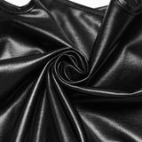 Overture Punk Faux Leather Buckle Vest