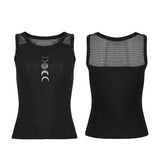 Podophyllum Gothic Mesh Moon Witchy Vest