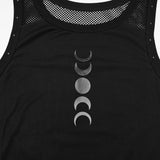 Podophyllum Gothic Mesh Moon Witchy Vest